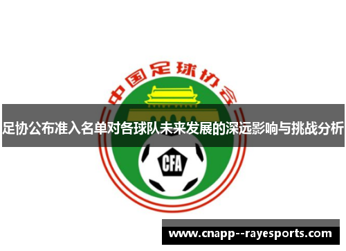 足协公布准入名单对各球队未来发展的深远影响与挑战分析